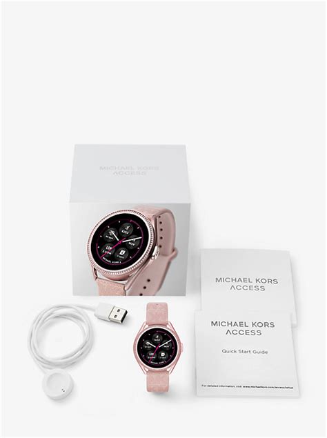 michael kors mkt5114|Michael Kors Access Gen 5E MKGO Pink.